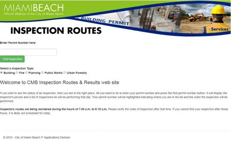 miami beach inspection results.